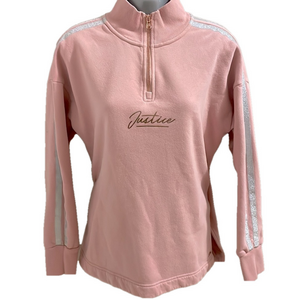 Girls 3/4 Zip Sweatshirt
